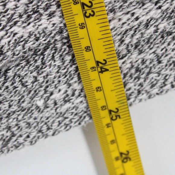 Lucky Lotus Sweater Womens Gray Pullover Knit 3/4 Sleeve Crewneck Size XS - Picture 9 of 9